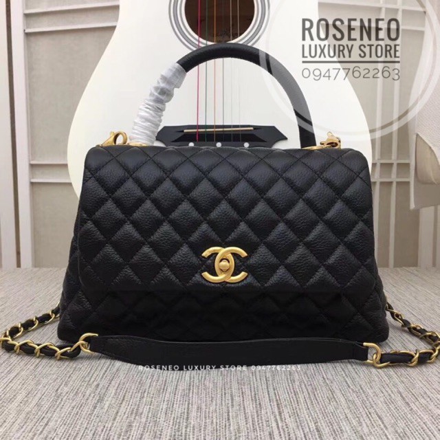 TÚI CHANEL COCO BẢN VVIP‼️ fullbox , túi vải , card, bill màu đen quai xách