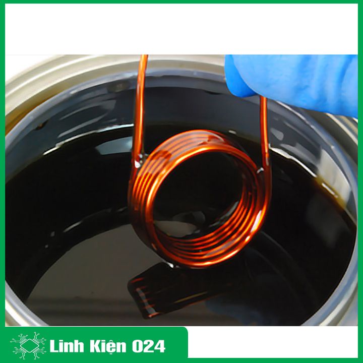 Chai 350ml sơn cách điện dây đồng quấn máy biến áp, động cơ chống xước