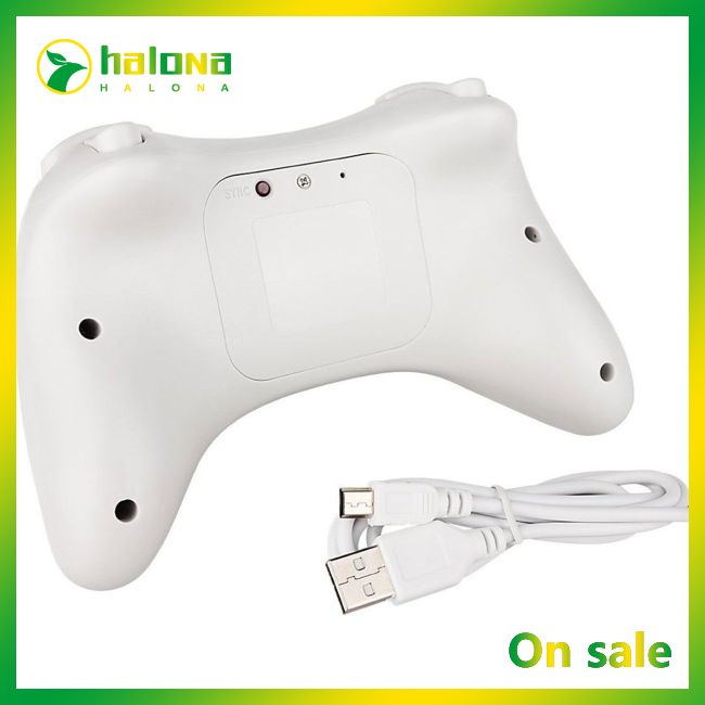 Halo Wireless Classic Pro Controller Joystick Gamepad for Nintend wii U Pro with USB Cable