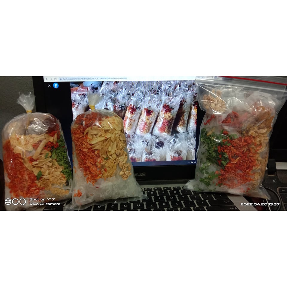 1 bịch bánh tráng sốt bò