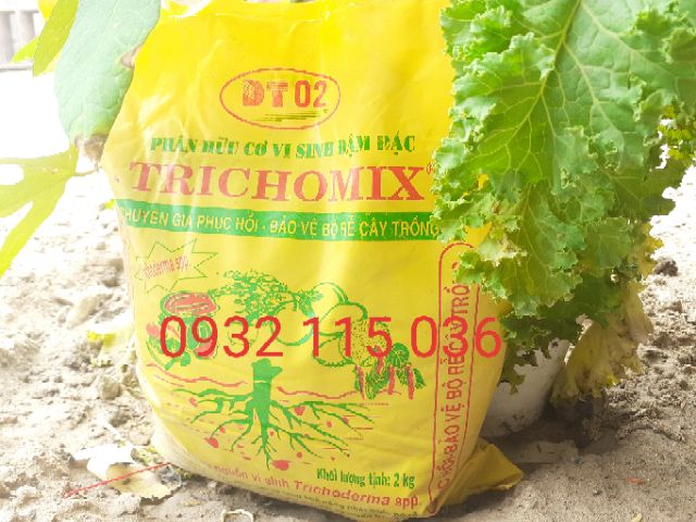 [ĐIỀN TRANG ] trichomix phân hữu cơ vi sinh đậm đặc 2kg