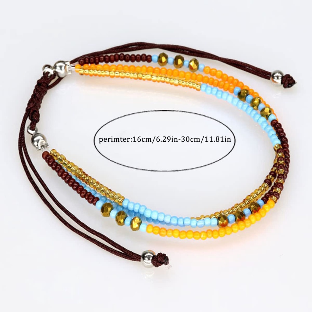 Lắc chân nhiều lớp phong cách Bohemian