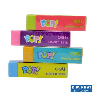 Gôm tẩy 2B 4 màu POP DELI E3045