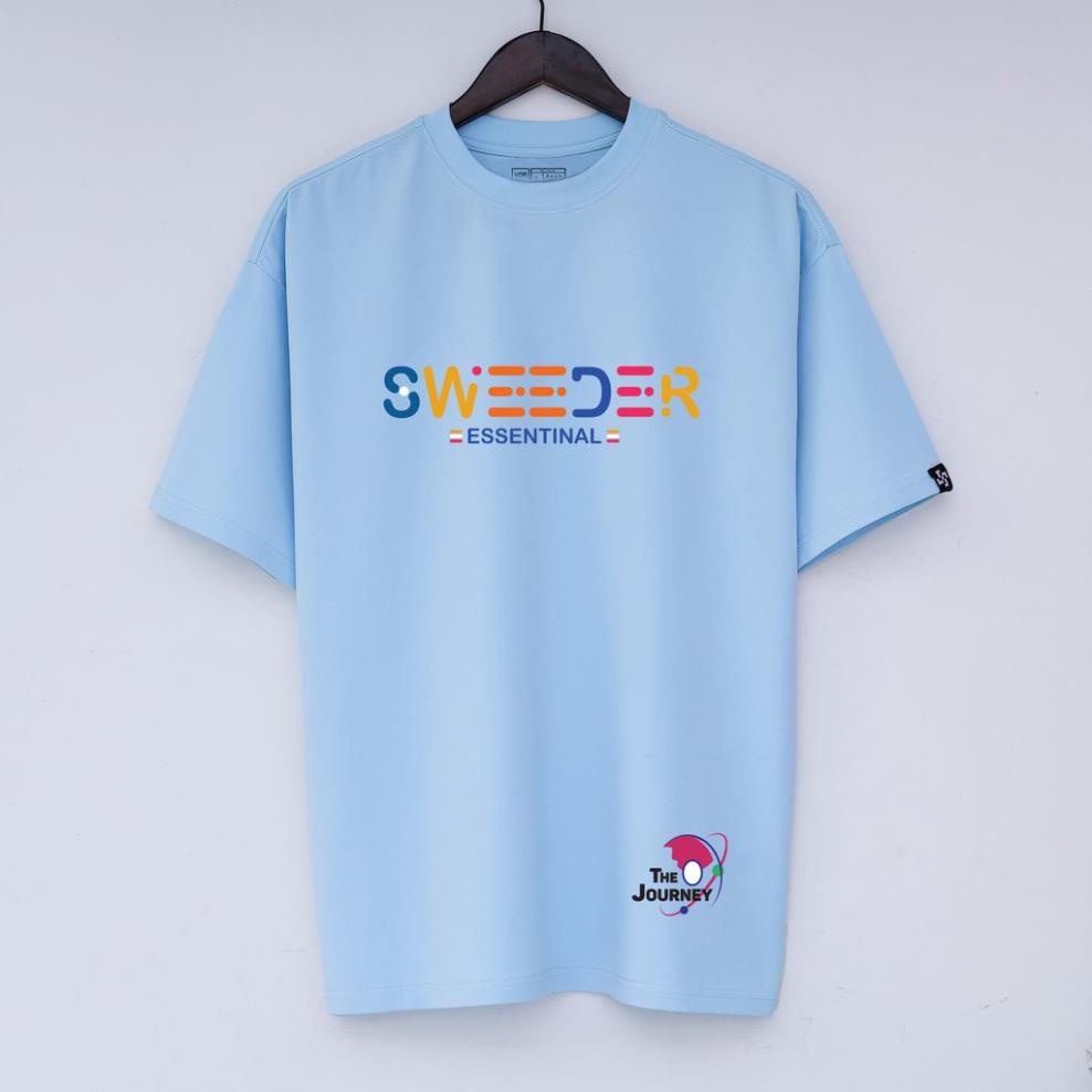 Áo thun Tee SWEEDER tay lỡ nam nữ, chất vải thun cotton ( V11 )