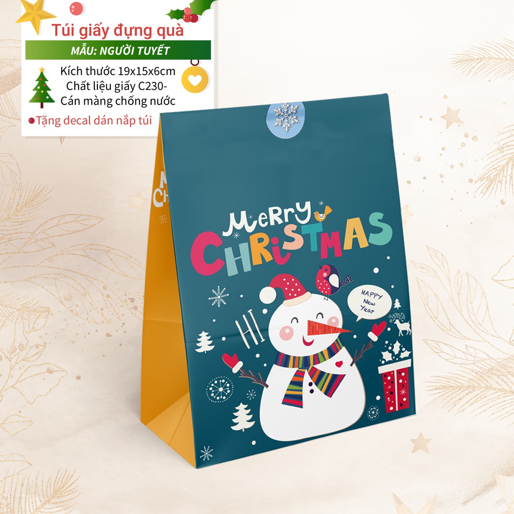 TÚI NOEL, GIÁNG SINH CAO CẤP 2022-Gía sốc - tặng kèm Decal NOEL | BigBuy360 - bigbuy360.vn
