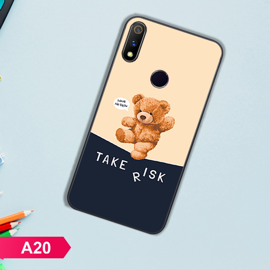 [ỐP ĐẸP]ỐP LƯNG OPPO REALME 3/REALME 3 PRO IN HÌNH GẤU BỰ CỰC ĐÁNG YÊU