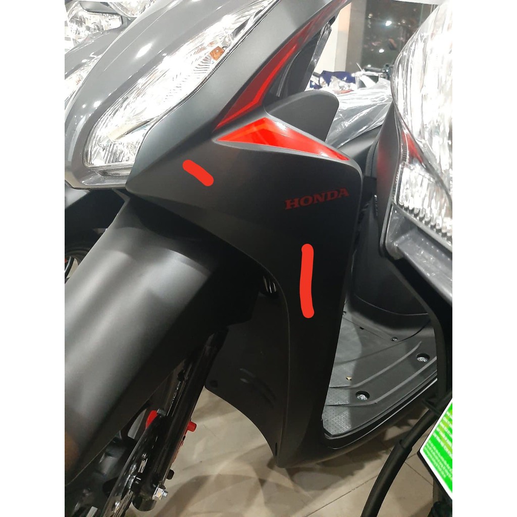 Cánh yếm vision 2015-2018 -2020 Bộ ốp sườn trước vision 2015 -2018 2020 chính hiệu honda