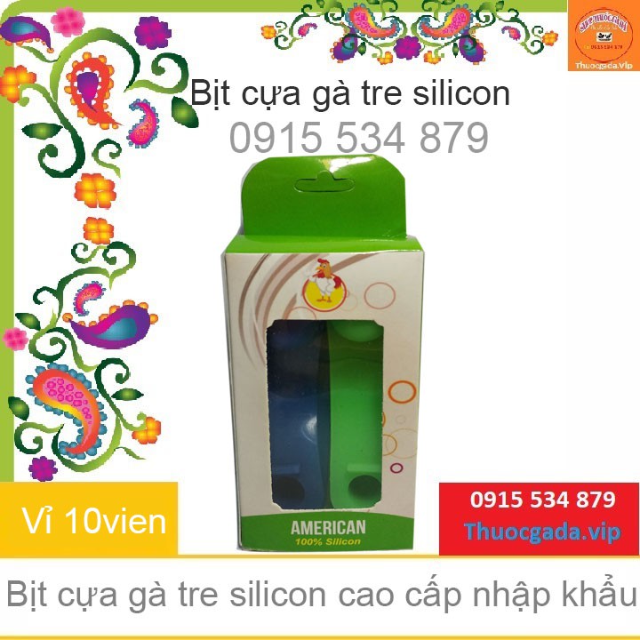 Bịt cựa gà tre silicon cao cấp nhập khẩu