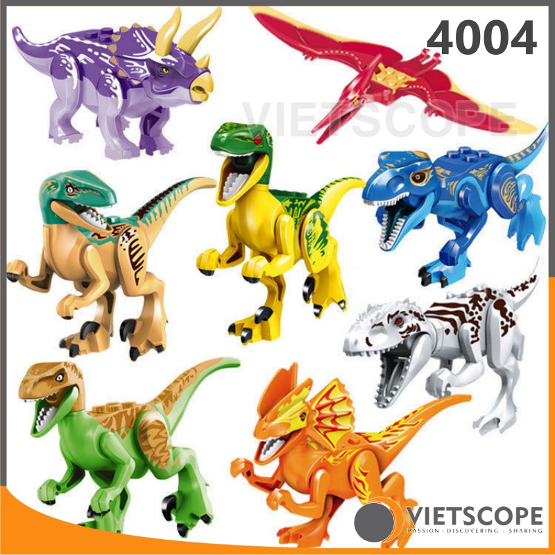 Lắp ráp khủng long Jurassic World - L4004