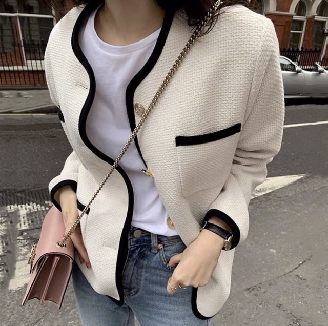 [SẴN] Áo khoác dạ len cho nữ phong cách style Hàn Quốc Áo khoác mùa đông dày dặn dáng rộng trẻ trung (Mẫu thu đông 2021)