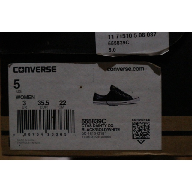 Giày thể thao hàng chính hãng Converse bằng da