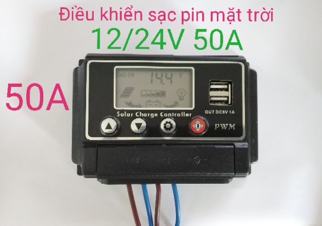 Điều khiển sạc pin mặt trời 50A