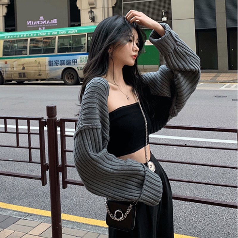 Bán Chạy!Áo Cardigan Dệt Kim Tay Dài Phong Cách Âu Mỹ Thời Trang Mùa Thu Cho Nữ