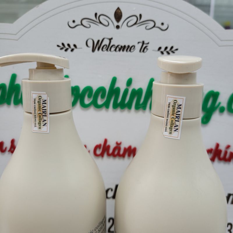 DẦU GỘI XẢ VÀ DẦU HẤP NGĂN RỤNG CHỐNG XƠ RỐI MAIRLAN ORGANIC 750ML - 500ML