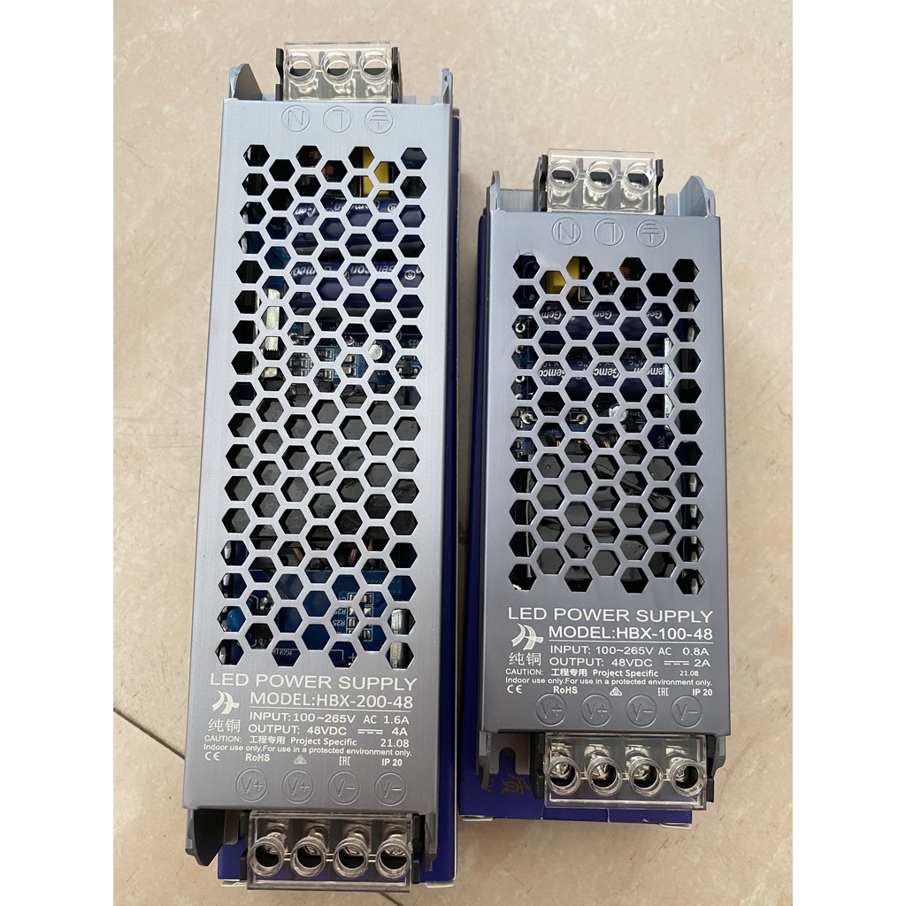 Nguồn 48V 100W 200W 300W chính hãng Nguồn Tổ Ong 48V chất lượng cao dùng cho hệ thống đèn ray nam châm