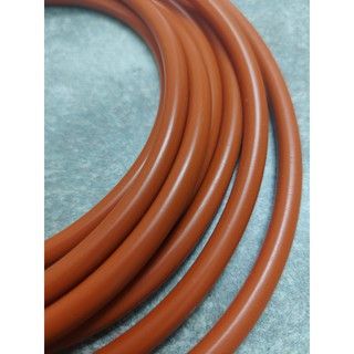 Ron chỉ silicon màu đỏ, dạng tròn