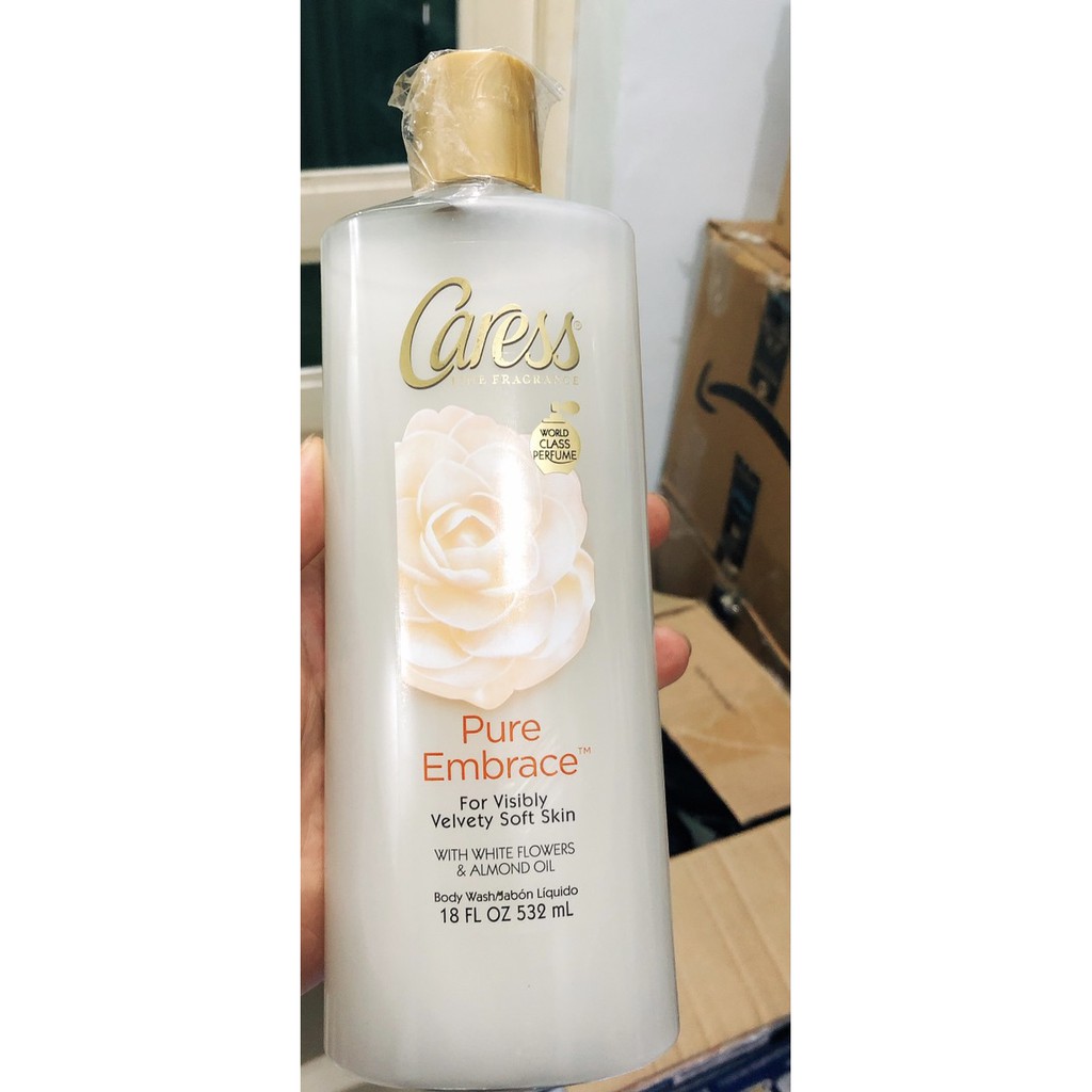 Sữa Tắm Dưỡng Trắng Da Hương Nước Hoa Caress 532ml Của Mỹ