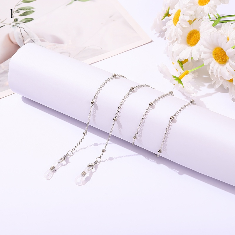 Dây đeo kính chống thất lạc bằng kim loại thời trang
