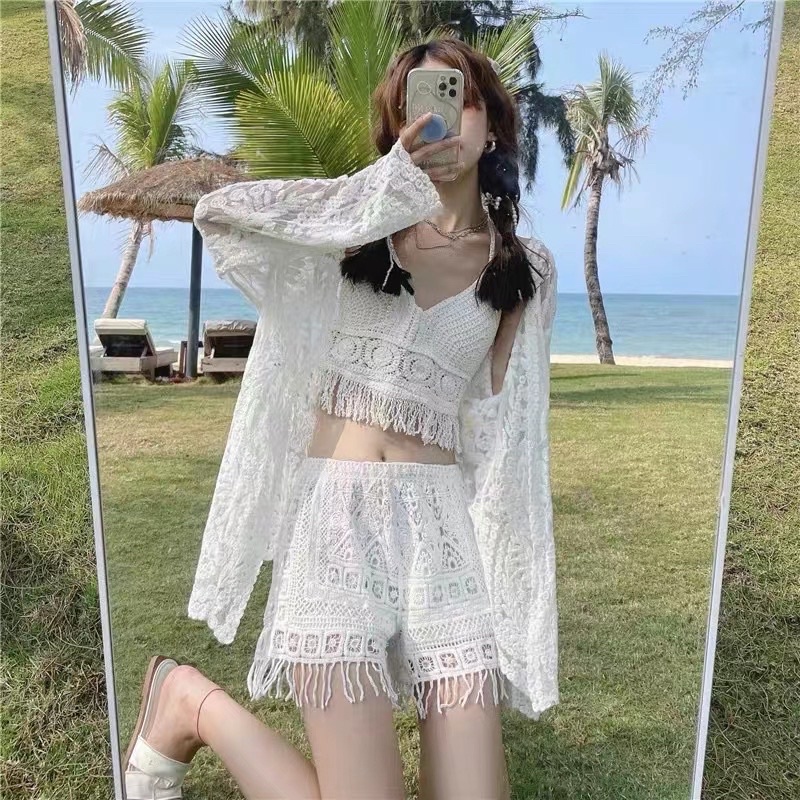 Bộ đi biển phong cách boho man