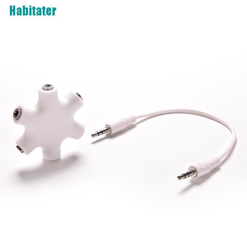 Đầu Chia Cổng Tai Nghe 3.5mm Từ 1 Sang 2 3 4 5 Tiện Dụng