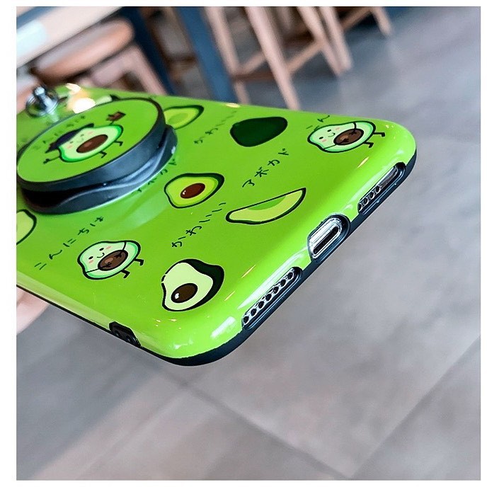 Ốp Lưng Điện Thoại Bơ Xanh Kèm Dây -  CAS2132