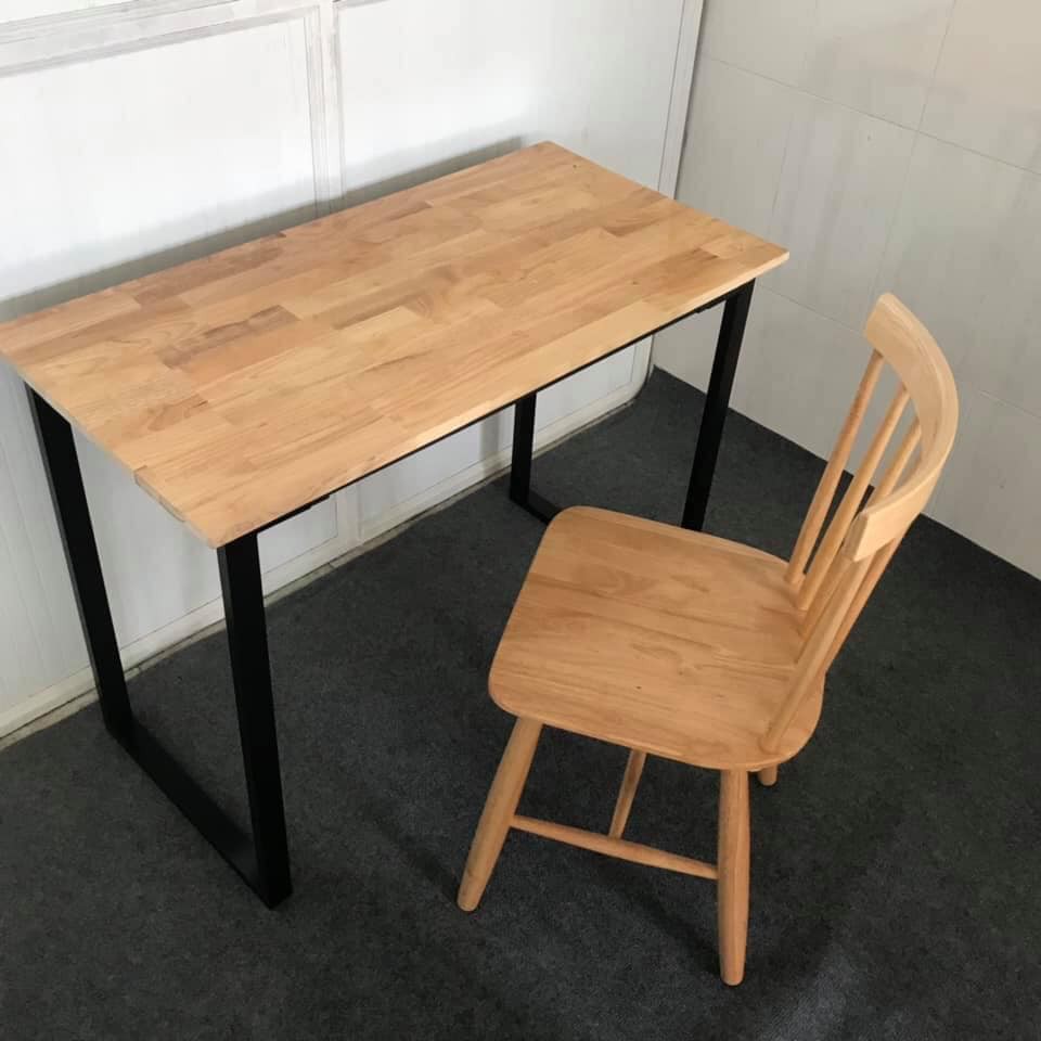 Bàn làm việc chân sắt chữ U - Bàn văn phòng khung sắt