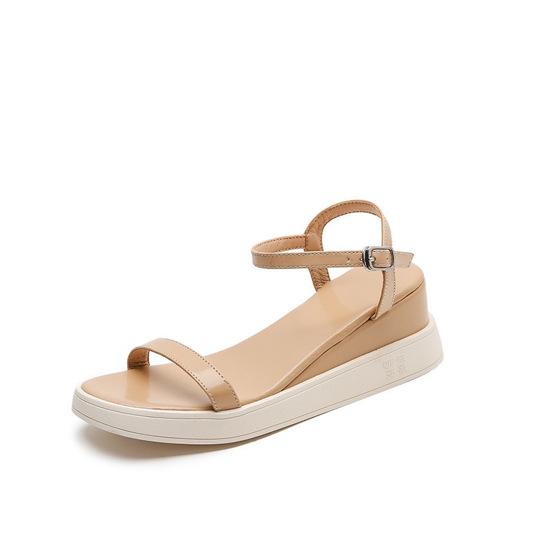 Giày Sandal Cao Gót Đế Xuồng Mềm Thời Trang Dành Cho Nữ