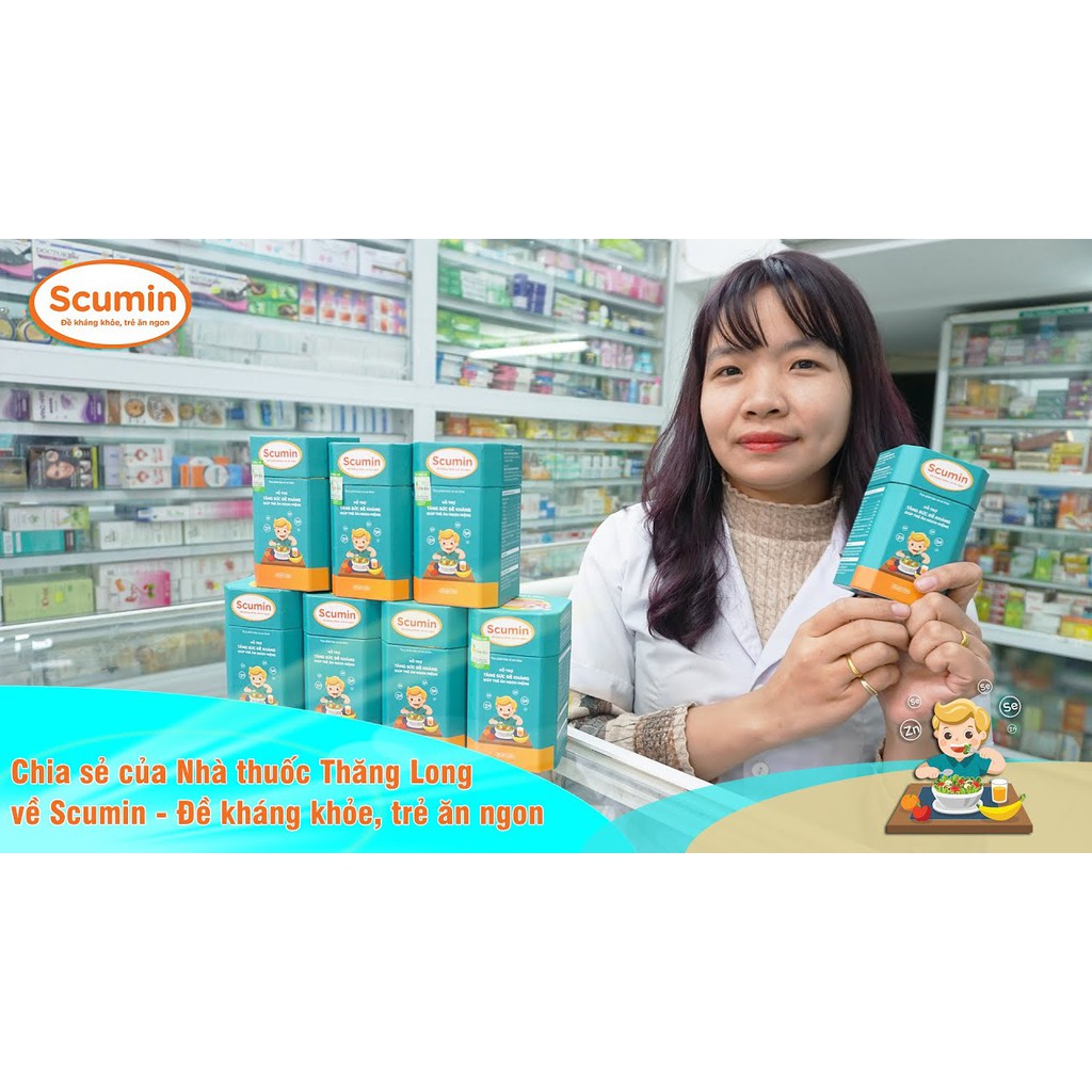Scumin - Đề Kháng Khỏe Trẻ Hết Ốm Hộp 20 gói