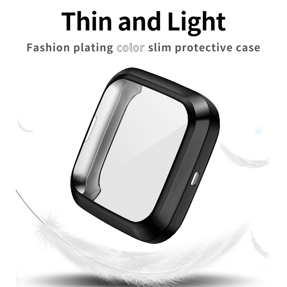 BUMPER Ốp Tpu Trong Suốt Bảo Vệ Mặt Đồng Hồ Thông Minh Fitbit Versa 3