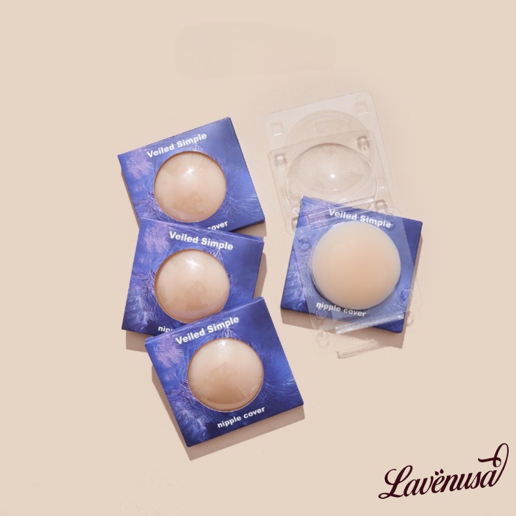 Miếng dán ngực tàng hình tự dính không keo ôm sát set 2 miếng LAVENUSA AL77