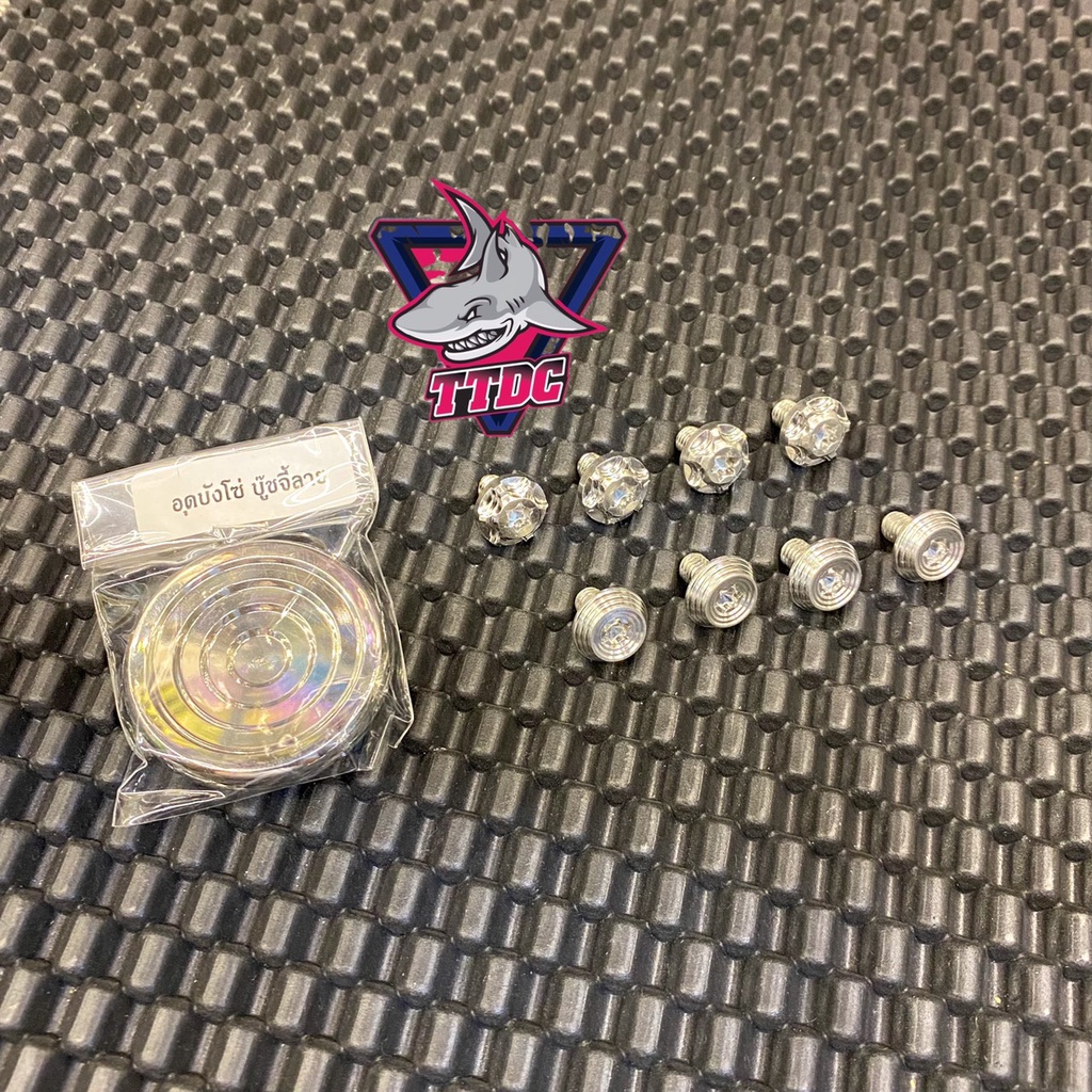 Combo Nắp Đậy Hộp Sên Salaya Inox304 Cho Wave, Dream, Futrue Kèm Ốc Salaya