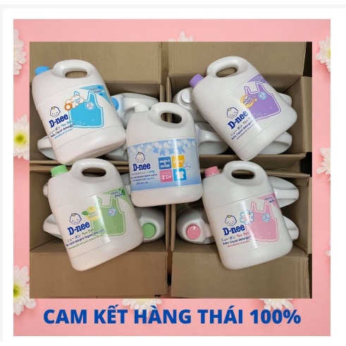 Nước giặt Dnee 3000ml - Giặt xả quần áo cho trẻ sơ sinh