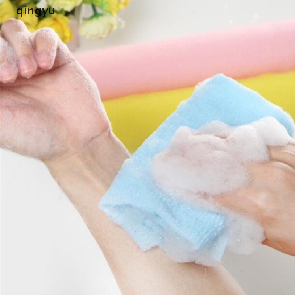 Qingyu Khăn Tắm Tẩy Tế Bào Chết Toàn Thân Bằng Nylon
