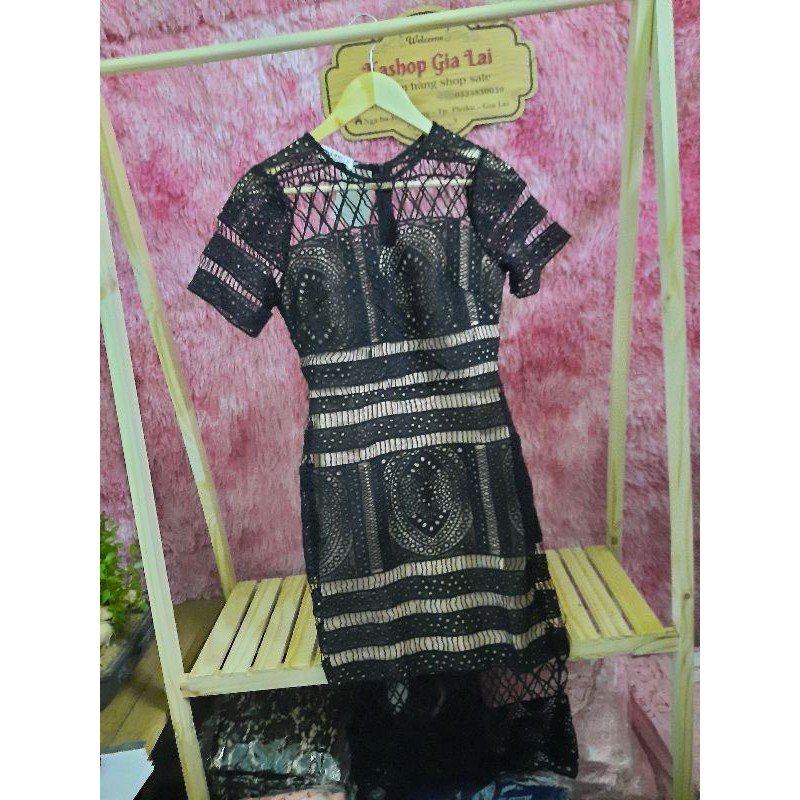 đầm ren cao cấp trên live