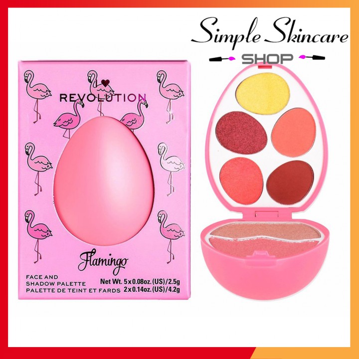 Bảng Phấn Trang Điểm Revolution Trứng Phục Sinh I Heart Revolution Easter Egg Palette ( 7 Ô)