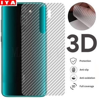 Set 5 miếng dán bảo vệ mặt sau điện thoại sợi carbon cho XIAOMI POCO X3 NFC MI 10T PRO REDMI 9 9A 9C NOTE 9 9S 9 7 PRO