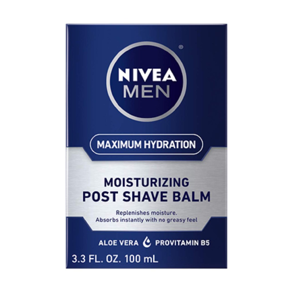 Dưỡng ẩm da sau khi cạo râu cho nam NIVEA Men Maximum Hydration Moisturizing Post Shave Balm 100ml (Mỹ)