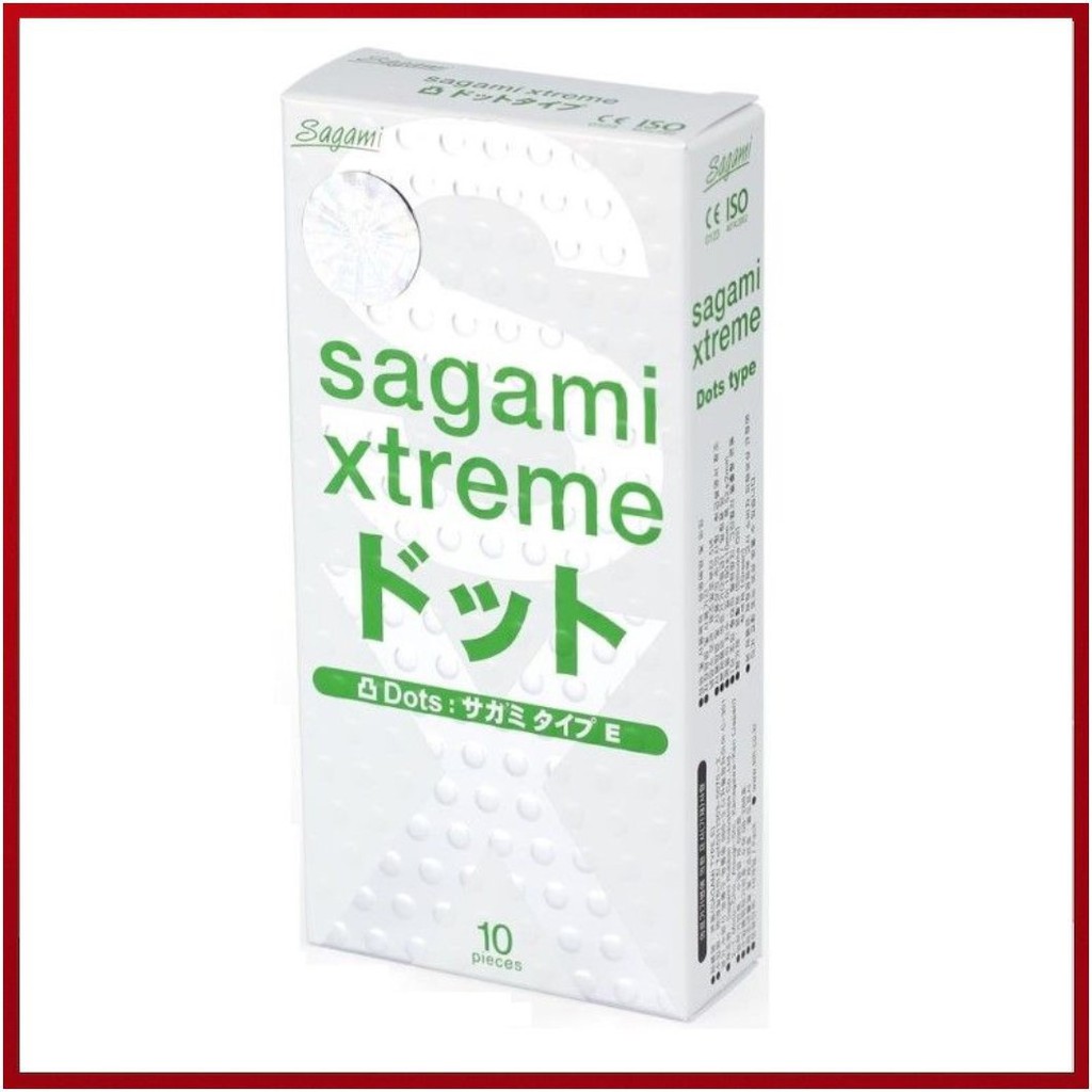 [CHÍNH HÃNG] Bao Cao Su Sagami Extreme White Gân Gai Xuất Xứ Nhật Bản - Hộp 10c