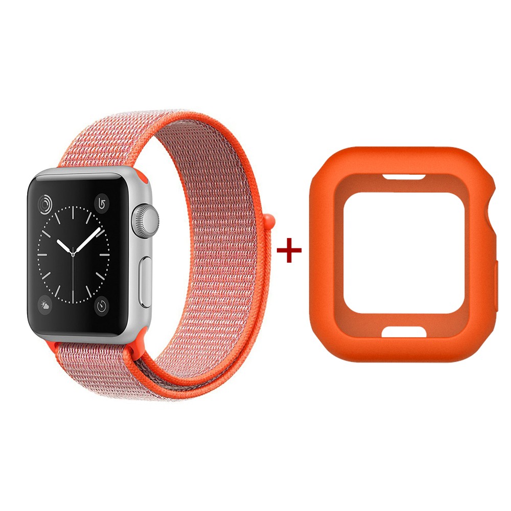 Dây Đeo Nylon Thể Thao Thoáng Khí Thay Thế Cho Đồng Hồ Thông Minh Apple Watch Series 1 / 2 / 3 / 4 / 5 44mm 42mm 40mm 38mm