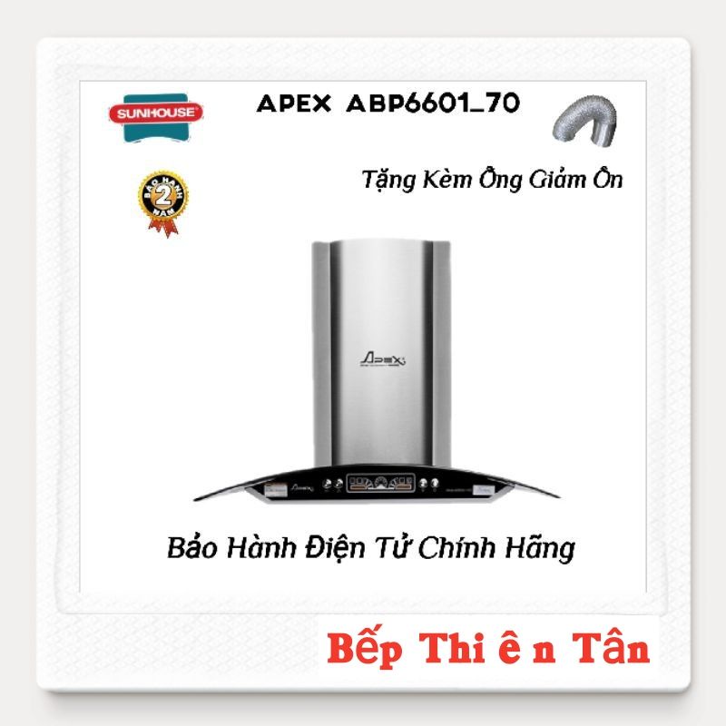 Máy Hút Mùi Kính Cong Cao Cấp SUNHOUSE APEX 6601_70