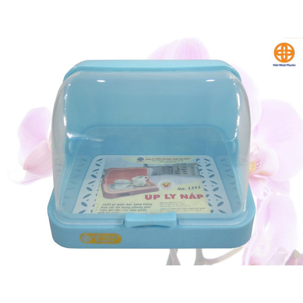 Khay úp bình sữa có nắp nhựa Việt nhật No 1355 - Giá úp ly cốc Việt nhật