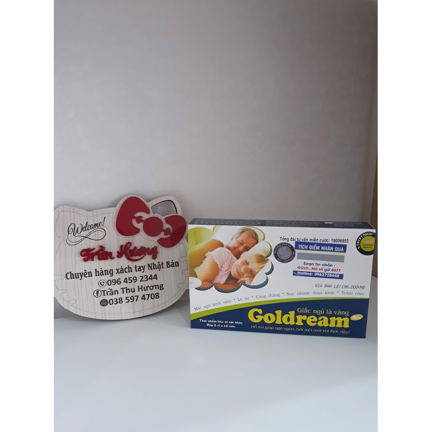 GOLDREAM NEW - HÀNG CHÍNH HÃNG - HỖ TRỢ CẢI THIỆN CHỨNG MẤT NGỦ KINH NIÊN