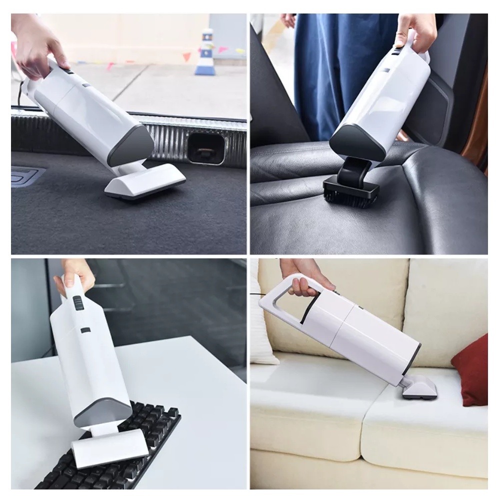 Máy hút bụi cầm tay mini AIKESI LB 8001 - Máy hút bụi không dây đa năng lực hút siêu mạnh, hút bụi ô tô, bụi giường