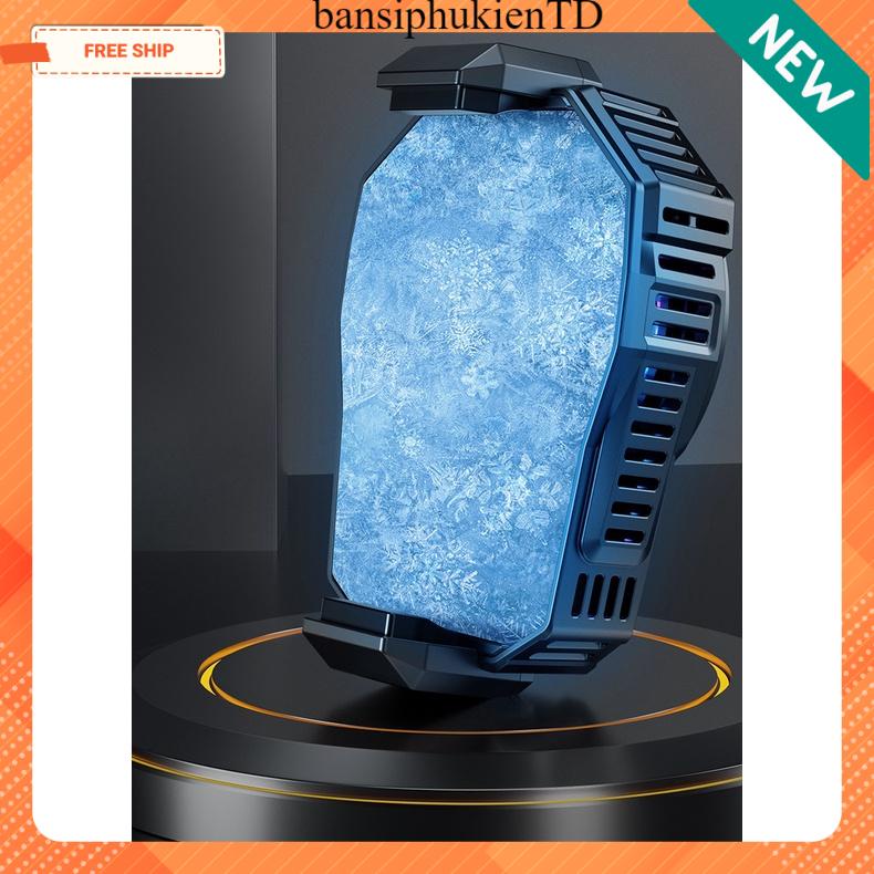 Quạt tản nhiệt điện thoại sò lạnh X20 , SL01 chơi PUBG FF ROS Siêu lạnh, LED RGB, Kẹp 2 chiều , làm mắt bằng nhiệt