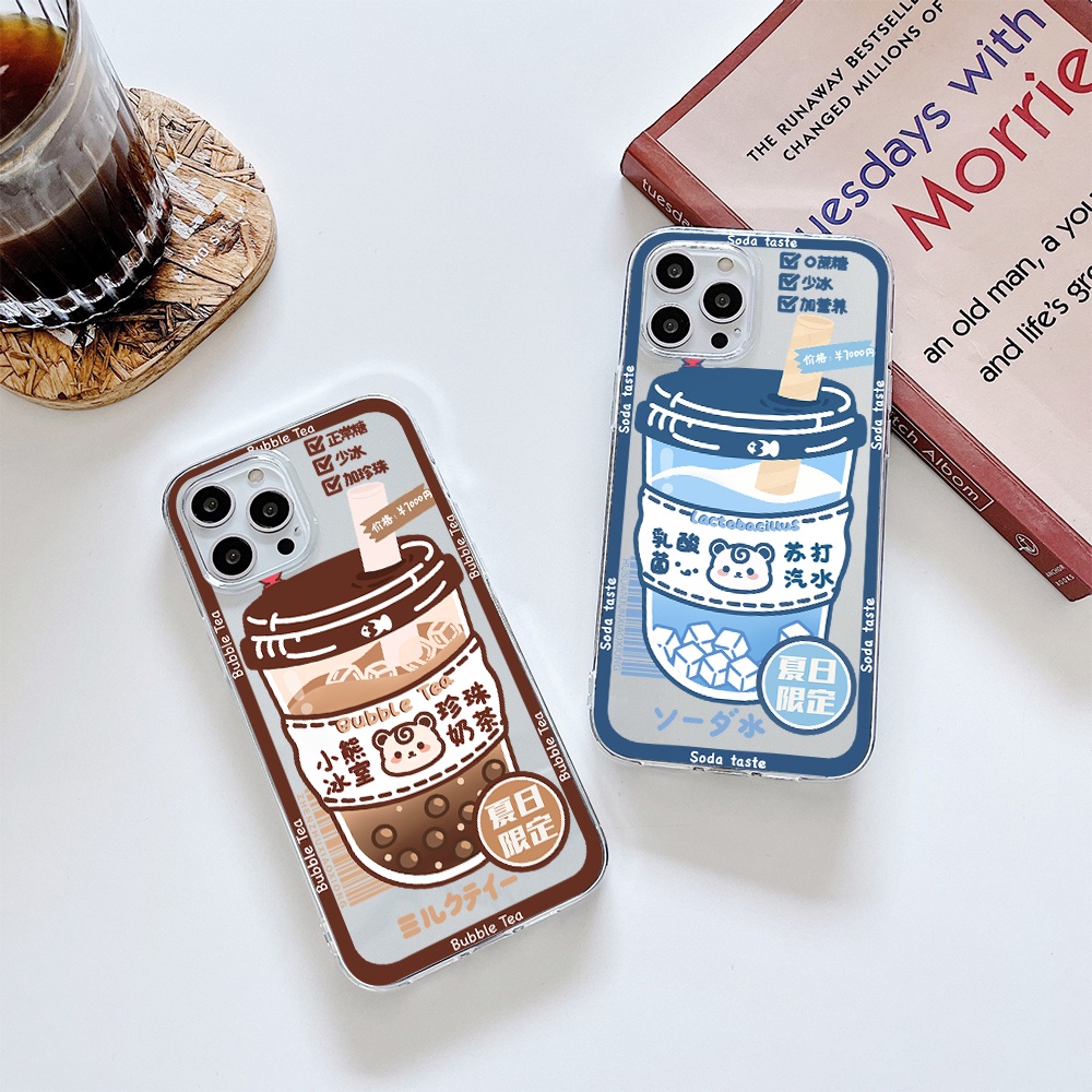 Ốp Điện Thoại Tpu Mềm Chống Sốc In Hình Dễ Thương Cho iPhone 11 12 13 pro max XS X XR XSMax 7 8 6 6s plus 5 4 SE 2020