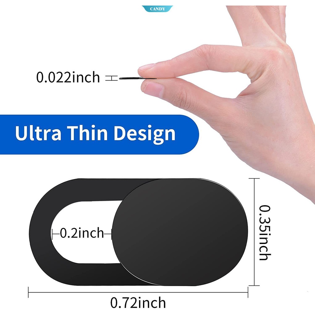 Miếng dán bảo vệ camera điện thoại/ipad/For iPhone/iMac/MacBook Air/Desktop/Echell kích thước 0.03 inch