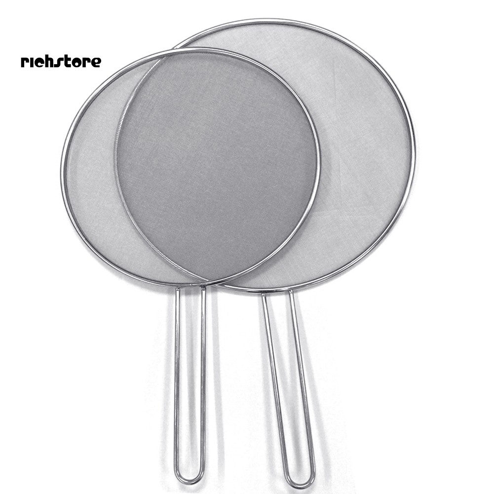 Nắp Đậy Chảo Chiên Chống Tràn Chống Dầu Bằng Thép Không Gỉ Ốp