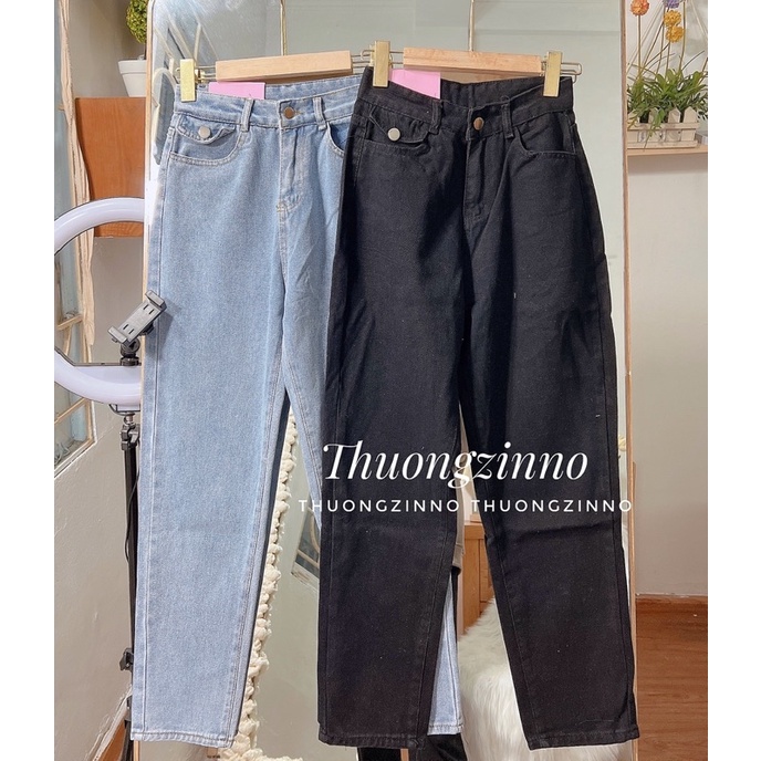 [ẢNH THẬT/Video]Quần baggy Jean dáng mơi chất đẹp phong cách trẻ trung Quần bò baggy dễ phối đồ