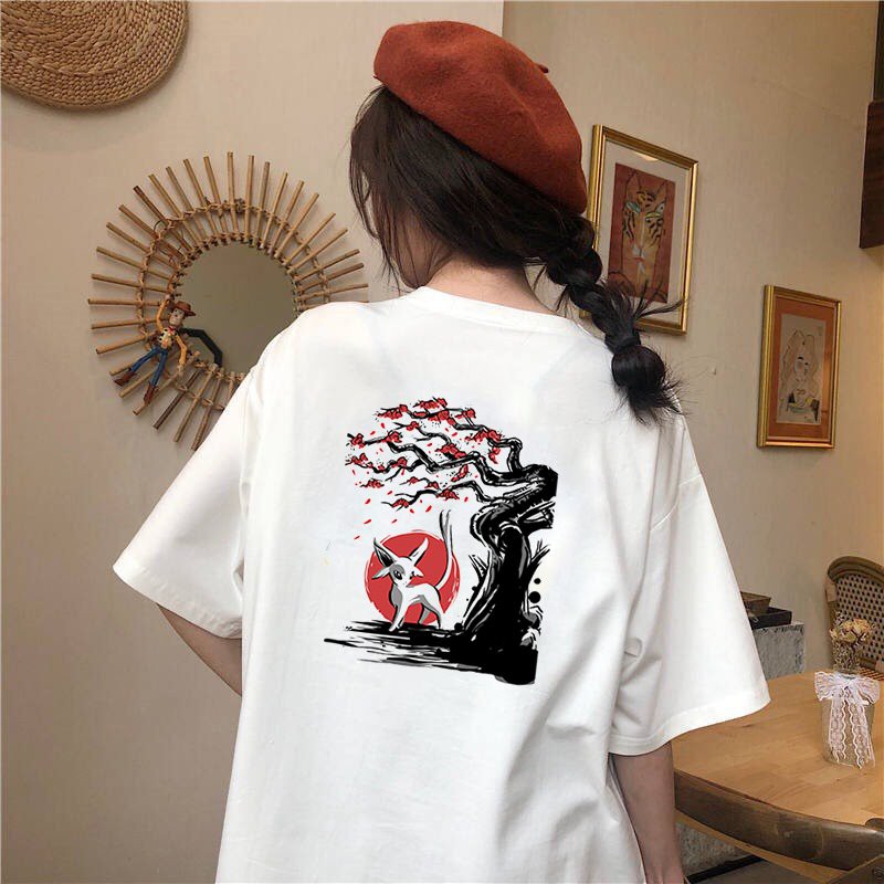 Áo thun form rộng tay lỡ Nhật Bản đẹp độc lạ vải dày mịn 2020T2336