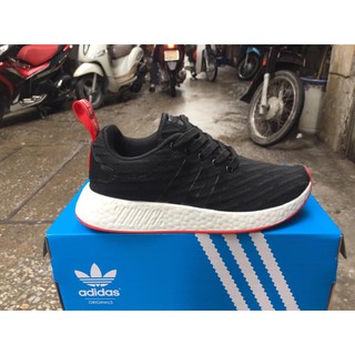 [FREE SHIP + FULL BOX] Giày Adidas NMD R2 màu đen trắng